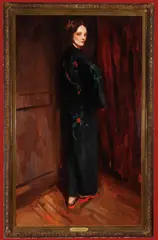 Gerald Vivian Davis, The Kimono -, Oil on canvas