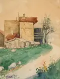 Birger Sandzén, Road to Town -