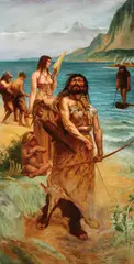 Léon Coutil, Ancient Northern Europeans -, Oil on canvas