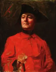 A Naval Officer with Tricorne Hat by John Singer Sargent, Oil on canvas, sold Nov 2016