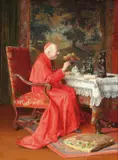 Victor Marais-Milton, The Cardinal's Companion, Oil on panel