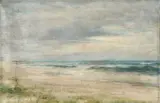 George Newell Bowers, A Nantucket Seascape -, Oil on canvas