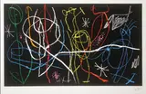 Abstract Composition by Joan Miró, Etching printed in colors, sold Nov 2016