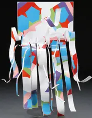 Festival Journey - by Dorothy Gillespie, Enamel and aluminum, offered Nov 2016