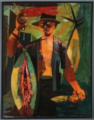 Byron Burford, A Fresh Catch -, Oil on canvas
