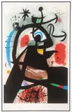 Le Permissionnaire by Joan Miró, Color Lithograph, sold Nov 2016