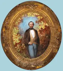 Antar Teofil Kwiatkowski, A Pair of Portraits, probably Father and Son -, Watercolor and gouache