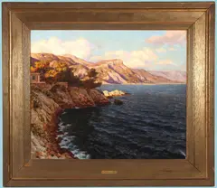 Ivan Fedorovich Choultsé, Expansive Mediterranean Seascape -, Oil on canvas