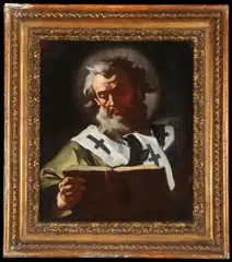 Franceso Solimeno, A Bishop Saint, Perhaps St. Nicholas of Bari, Oil on canvas