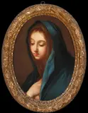 The Contemplative Madonna by Circlo of Onorio Marinari, Oil on canvas, sold Nov 2016
