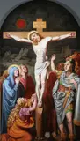 The Crucifixion - by Joseph von Führich, Oil on canvas, offered Nov 2016
