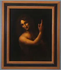 Leonardo da Vinci, St. John the Baptist, Oil on wood panel