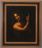 Leonardo da Vinci, St. John the Baptist, Oil on wood panel