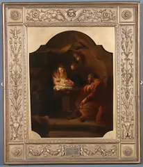 Guiseppe Marrdini, The Nativity -, Oil on canvas
