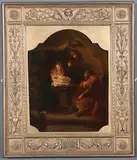 Guiseppe Marrdini, The Nativity -, Oil on canvas