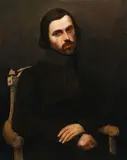 Nicolas Toussaint Charlet, Portrait of a Melancholy Young Man -, Oil on canvas