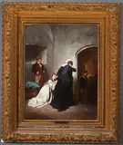 Ernst Meisel, Marie Antoinette Going to Her Execution, Oil on canvas