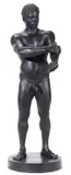 Rudolf Maison, A Nude Male Athlete -, Bronze with dark brown patina