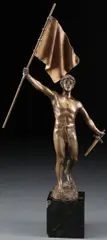 Pro Patria – by Otto Schmidt-Hofer, Patinated bronze, sold Nov 2016
