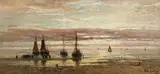 Hendrik Willem Mesdag, Terugkeer van de vissersvloot, Oil on canvas