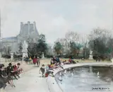 Jules Rene Herve, The Tuileries Garden -