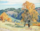 Paul Lauritz, End of Summer, Oil on canvas