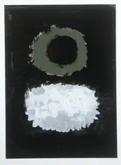 Adolf Gottleib, Black Field -, Color screen-print