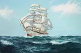 Daniel Sherrin, A Good Wind, Oil on canvas