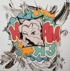 John "Crash" Matos, Kblam, Color serigraph