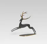Hagenauer, Stag, bronze, cast, patinated; marked on the bottom