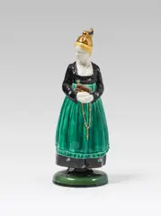 Franz Schleiss, Woman from Gmunden with gold bonnet