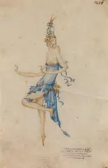 Max Snischek, Fashion Design Sketch
