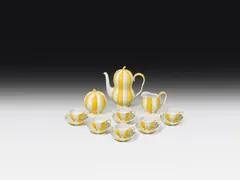 Mocha service "Melon by Josef Hoffmann, sold Jun 2019
