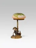 Friedrich Gornik, Table lamp, Emile Gallé, Nancy (lampshade) and Arthur Rubinstein, Vienna (base for a lamp), c. 1905