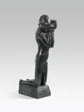George Minne, Relic Bearer, bronze patinated; signed "George.Minne"