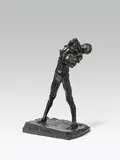 George Minne, Man with Water Bag, bronze patinated; signed on the top of the plinth: "GMINNE"