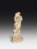 George Minne, Lovers (Embrace), plaster; signed on the plinth: "George Minne" and handwritten on the lower surface "G Minne 1929"