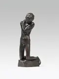 George Minne, The Small Kneeling, bronze patinated; signed and dated laterally on the plinth "GMINNE/96"