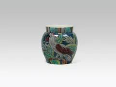 Cachepot with parrots by Eduard Klablena, sold Nov 2018