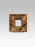 Dagobert Peche, Small frame, lime wood, carved, without gilding; with pencil inscribed on the reverse: "W.W. 25"; slightly damaged