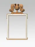 Dagobert Peche, Frame, lime wood, carved, partly with white paint; inscribed with pencil on reverse: "P 30"