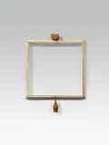 Dagobert Peche, Frame, lime wood, carved, partly white paint; with pencil inscribed on the reverse: "P  31"; not complete