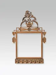 Frame by Dagobert Peche, lime wood, carved, without gilding; inscribed with pencil on the reverse: "W.W. 2"; small additions, professional glued, sold Nov 2018