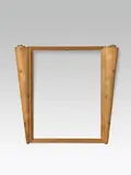 Josef Hoffmann, Frame, lime wood, carved, without gilding; inscribed with pencil on the reverse: "H. 8"