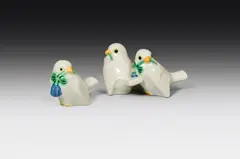 Sparrow & Sparrow couple by Michael Powolny, sold Jun 2018