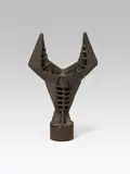 Günter Praschak, Icarus-Study, c. 1982, terracotta; metal base; monogrammed