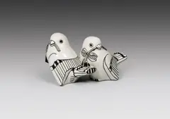 Couple of sparrows by Michael Powolny, sold Jun 2018