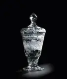 Christian Gottfried Schneider, Goblet with cover and the allegory of friendship and the emblem of the barons of Canitz