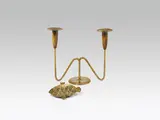 Candlestick & Ashtray by Karl Hagenauer, sold Dec 2017