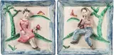 Walter Bosse, Tiles (a pair)